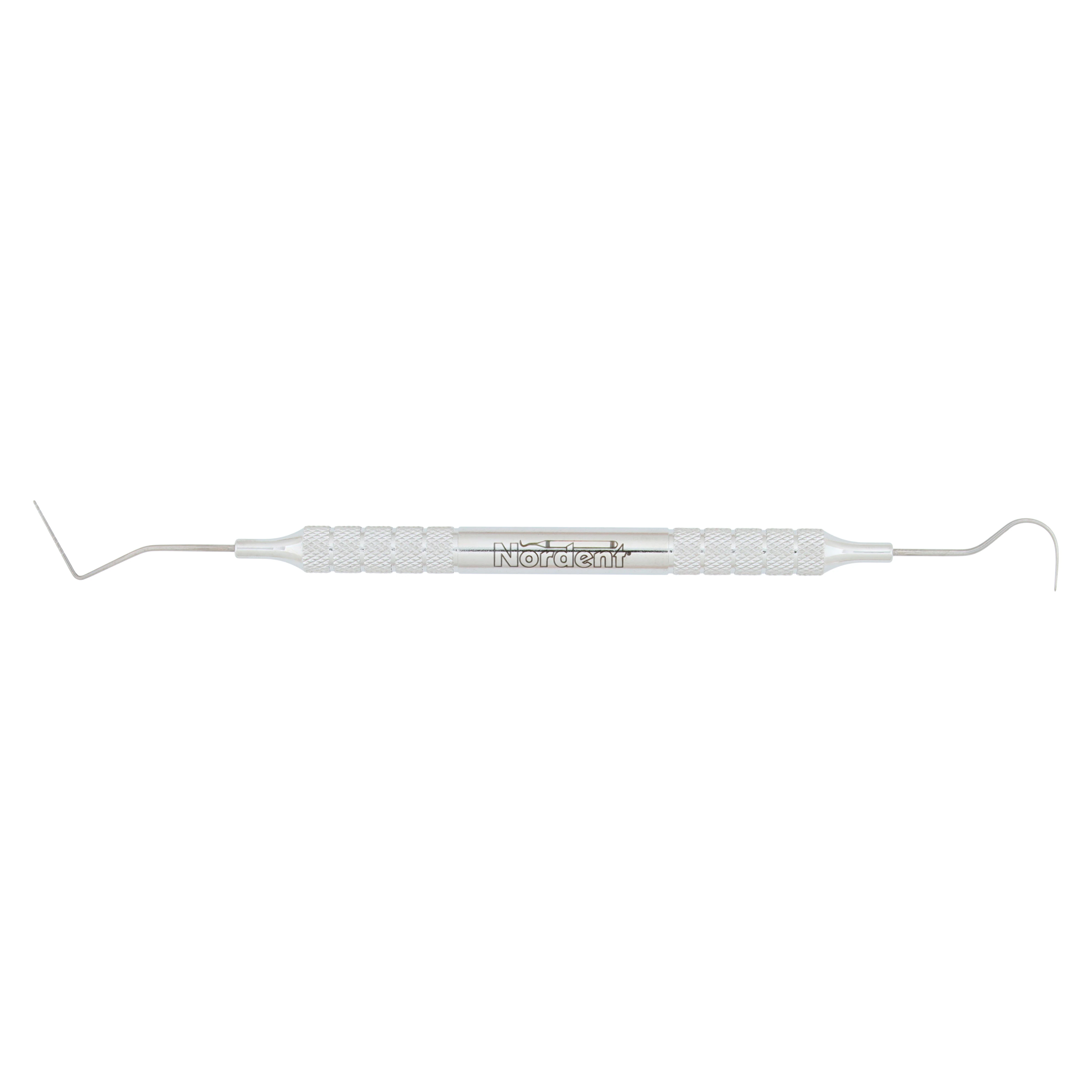 Nordent Expro Double-Ended Williams Probe/Explorer #23, Color Coded, 1-2-3-5-7-8-9-10 mm Markings, Standard Round Handle, RPW-23