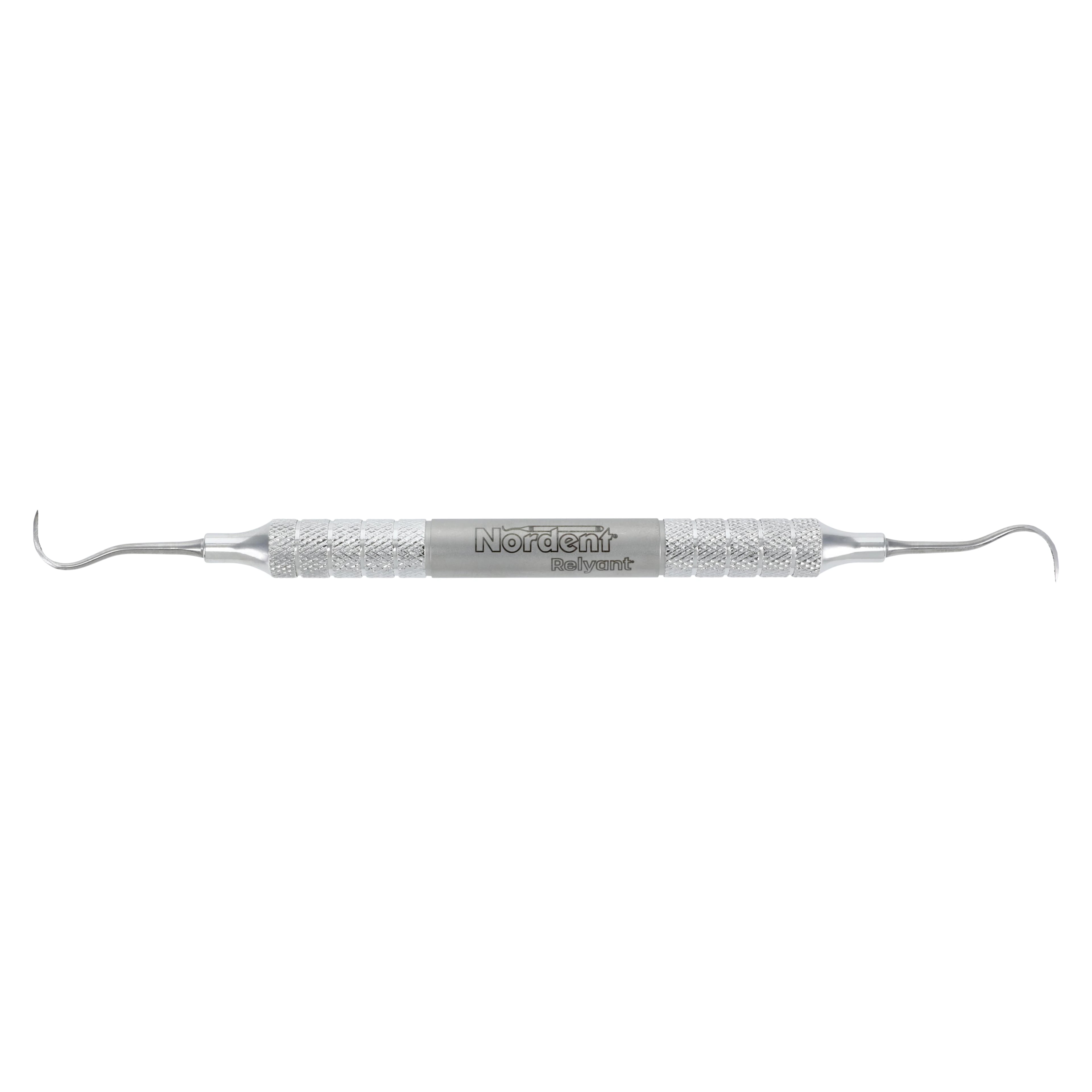 Relyant Anterior Sickle Scaler, Double End 5/5S, Slim, Stainless Steel, #6 Handle
