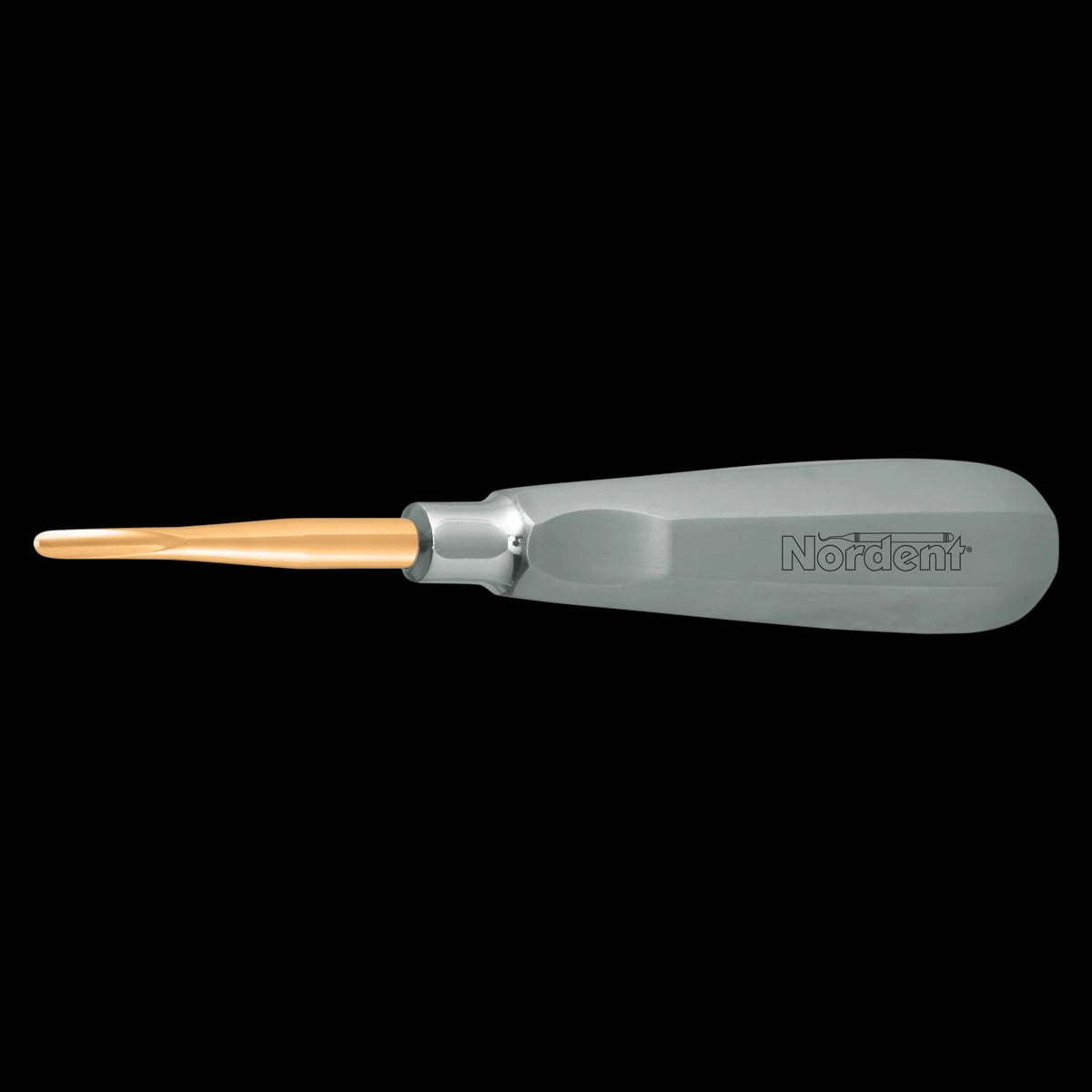 Nordent Seldin #34S Single-End Surgical Elevator, Titanium-Nitride Coated, 3.7 mm Blade, E34ST