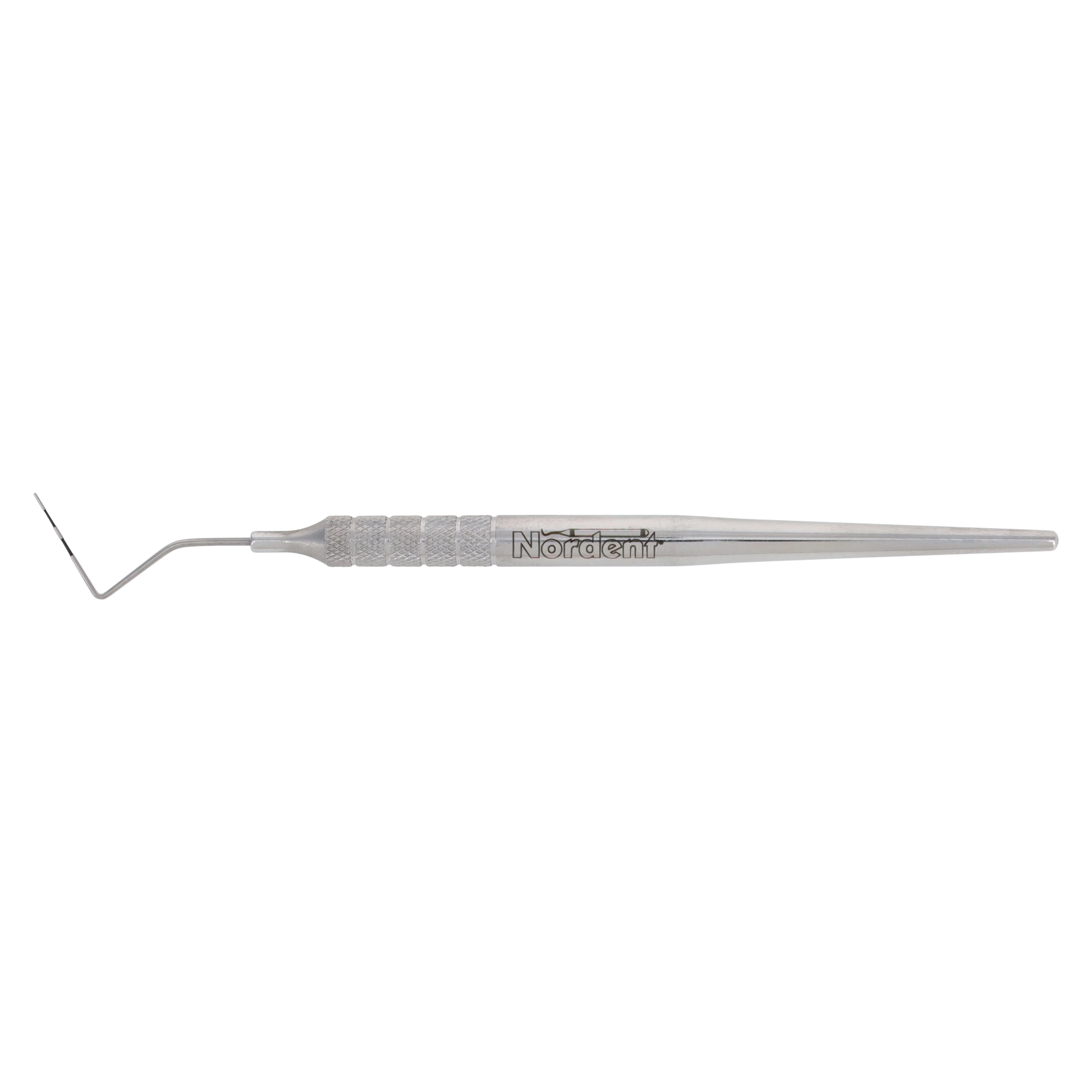 Nordent Color Coded Periodontal Probe, Single-Ended, #N8-11 (3-6-8-11 mm), Medium Round Handle, Stainless Steel, RPCN8-11