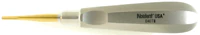 Nordent Titanium-Nitride Coated Heidbrink #40 Single-End Surgical Elevator, Straight, 3.0 mm Blade, E40T