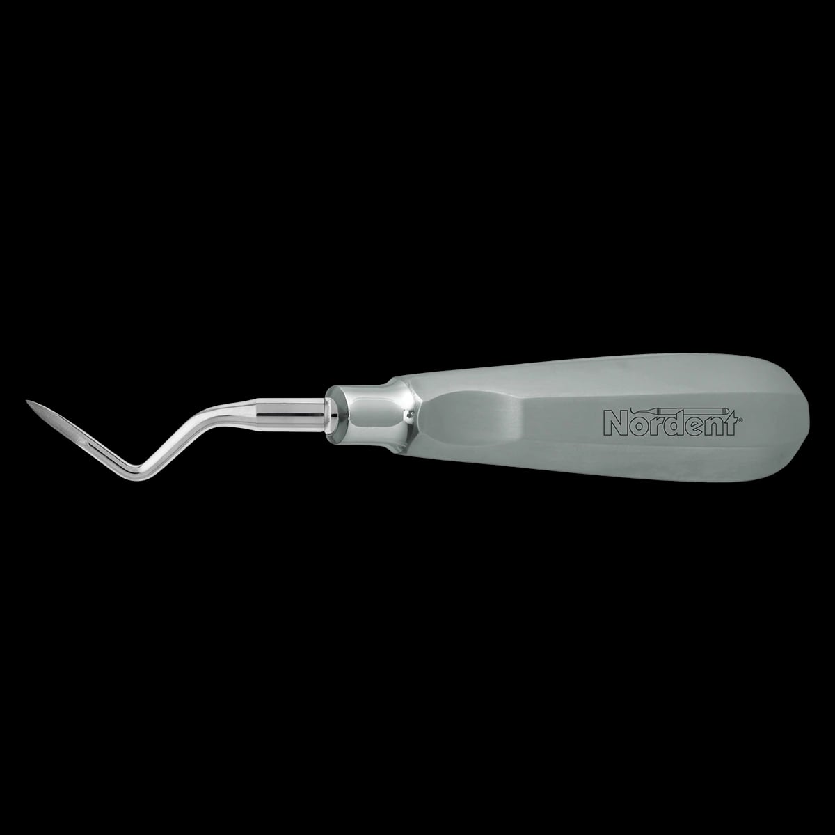 Nordent Miller Apexo #4 Left Surgical Elevator, Single End, Stainless Steel, 201 Handle