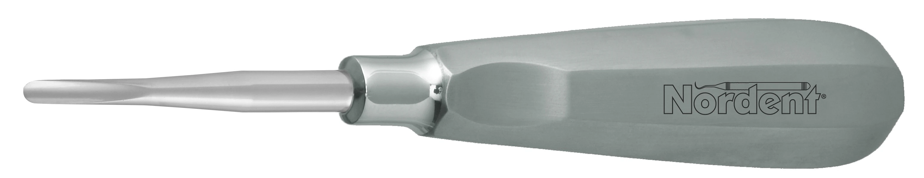 Nordent #41 Heidbrink Surgical Elevator, Single End, Straight, Standard Blade, 3.7 mm, Stainless Steel, 1/Pkg