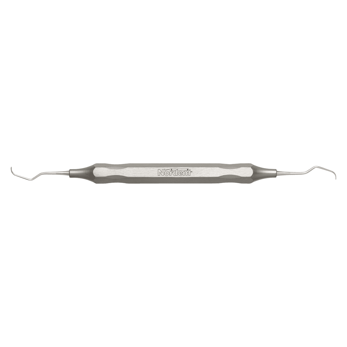 Nordent Classic Gracey Curette #3-4, Double-Ended, Standard Blade, DuraLite Hex Handle, Stainless Steel, 1/Pk