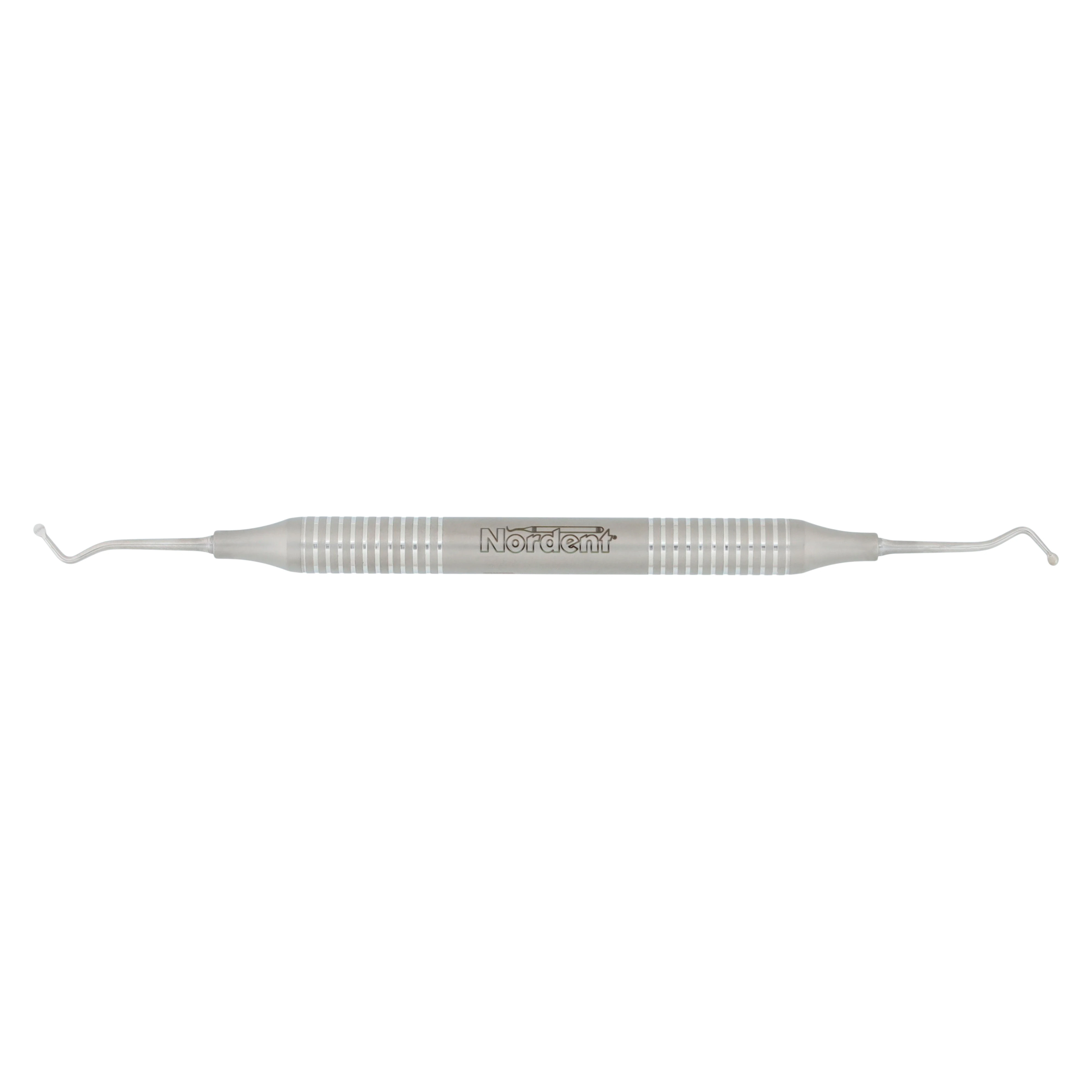 Nordent Excavator DE Spoon #3, Head Size #19, 2.0mm, DuraLite Round Handle, Double-Ended