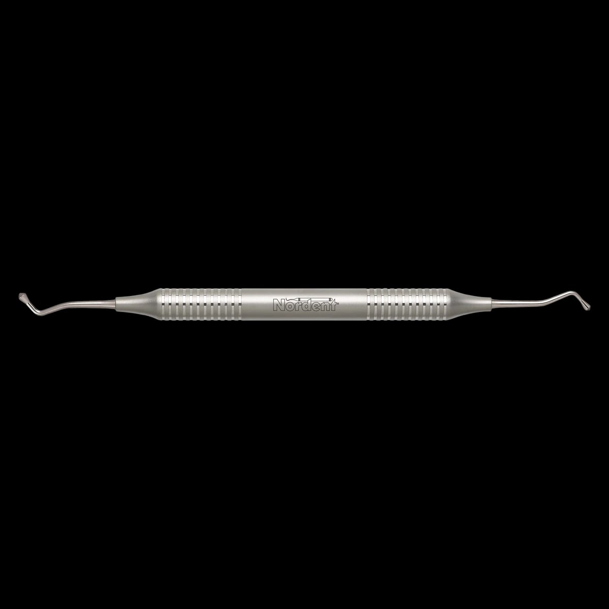Nordent #21B Acorn Double-End Burnisher, Medium, 2.2mm & 2.8mm Tips, High-Carbon Stainless Steel, DuraLite Round Handle