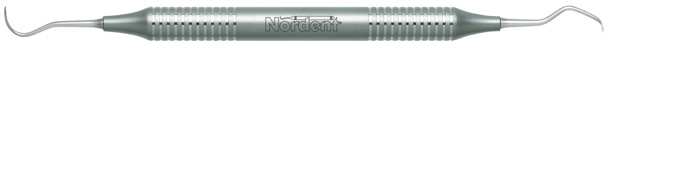 Nordent N5/48 Double End Sickle/Hoe Scaler, Anterior, DuraLite Round Handle, Stainless Steel, RESCN5-48
