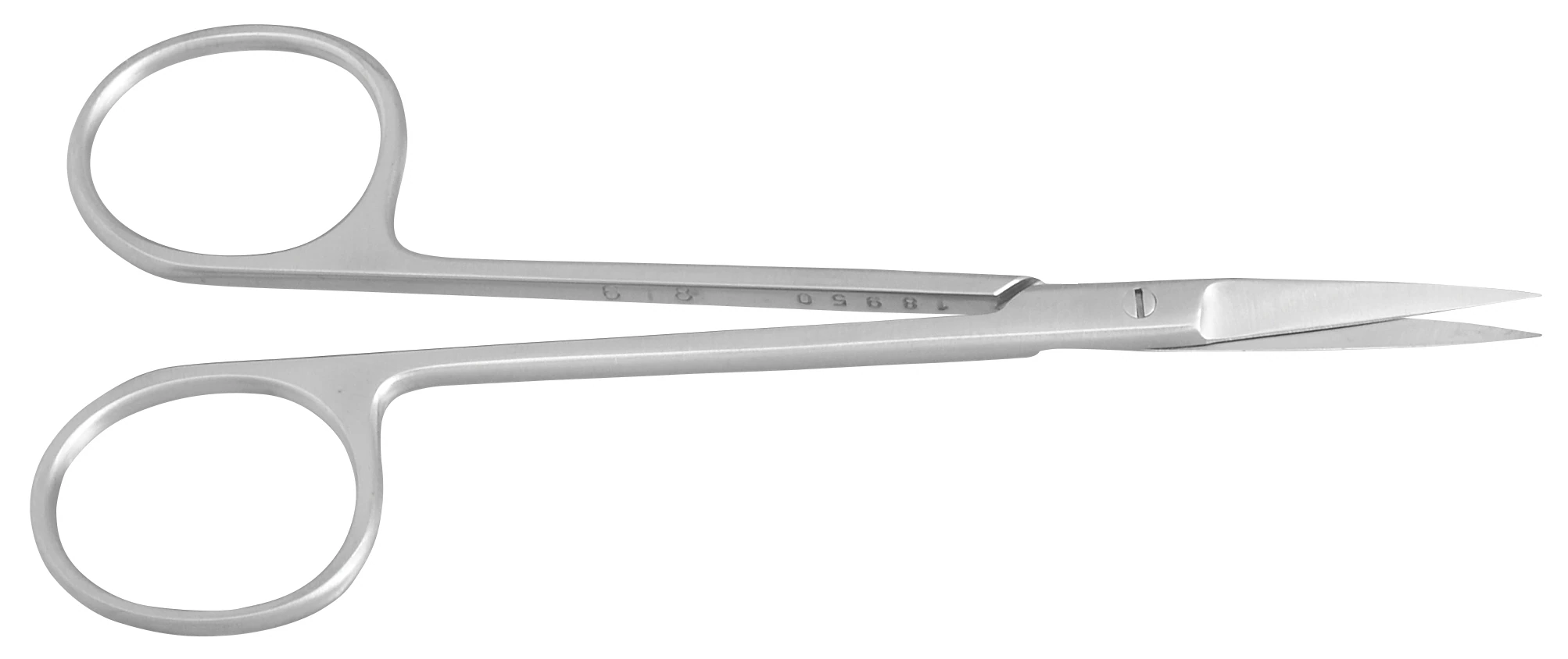 Nordent Iris Straight Surgical Scissors, 4.5" (115 mm), Stainless Steel, S301