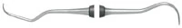Nordent N137M Anterior Scalette, Double-End, Mini Blade, DuraLite ColorRings Handle, Stainless Steel, CESCN137M