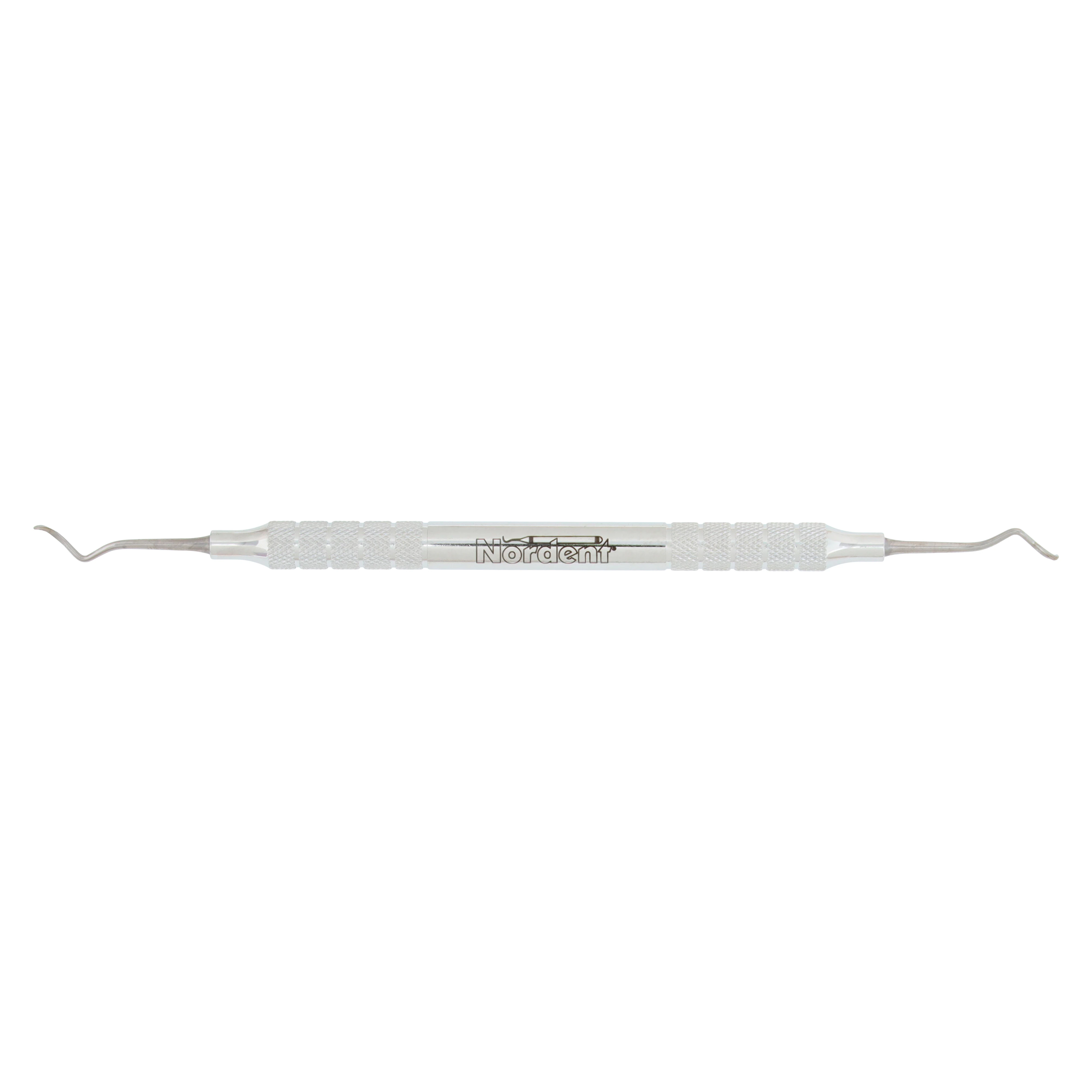 Nordent #204S Posterior Sickle Scaler, Double End, Standard Handle, Stainless Steel, RSC204S