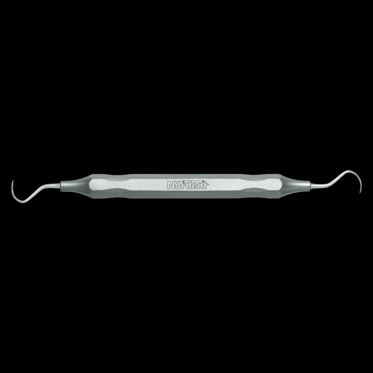 Nordent #129 Universal Sickle Scaler, Double End, Anterior/Posterior, DuraLite Hex Handle, Stainless Steel, 1/Pkg