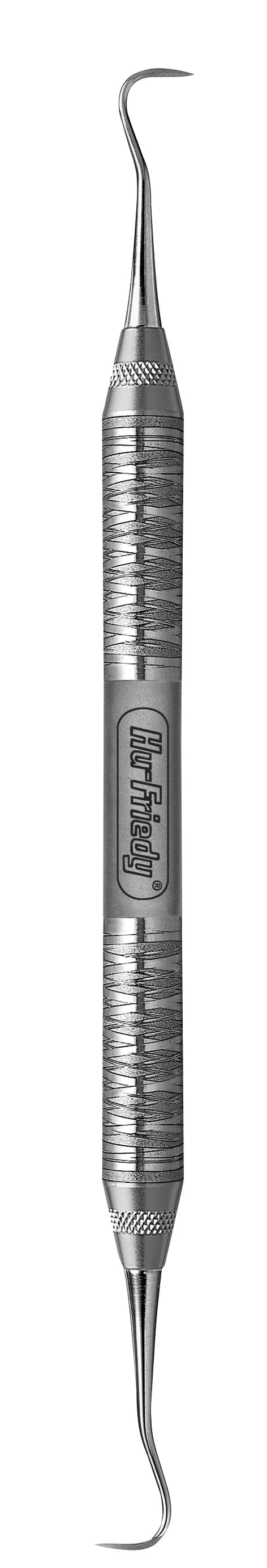 Hu-Friedy Dull H6/H7 Double-Ended Scaler, #6 Satin Steel Handle, 678-911