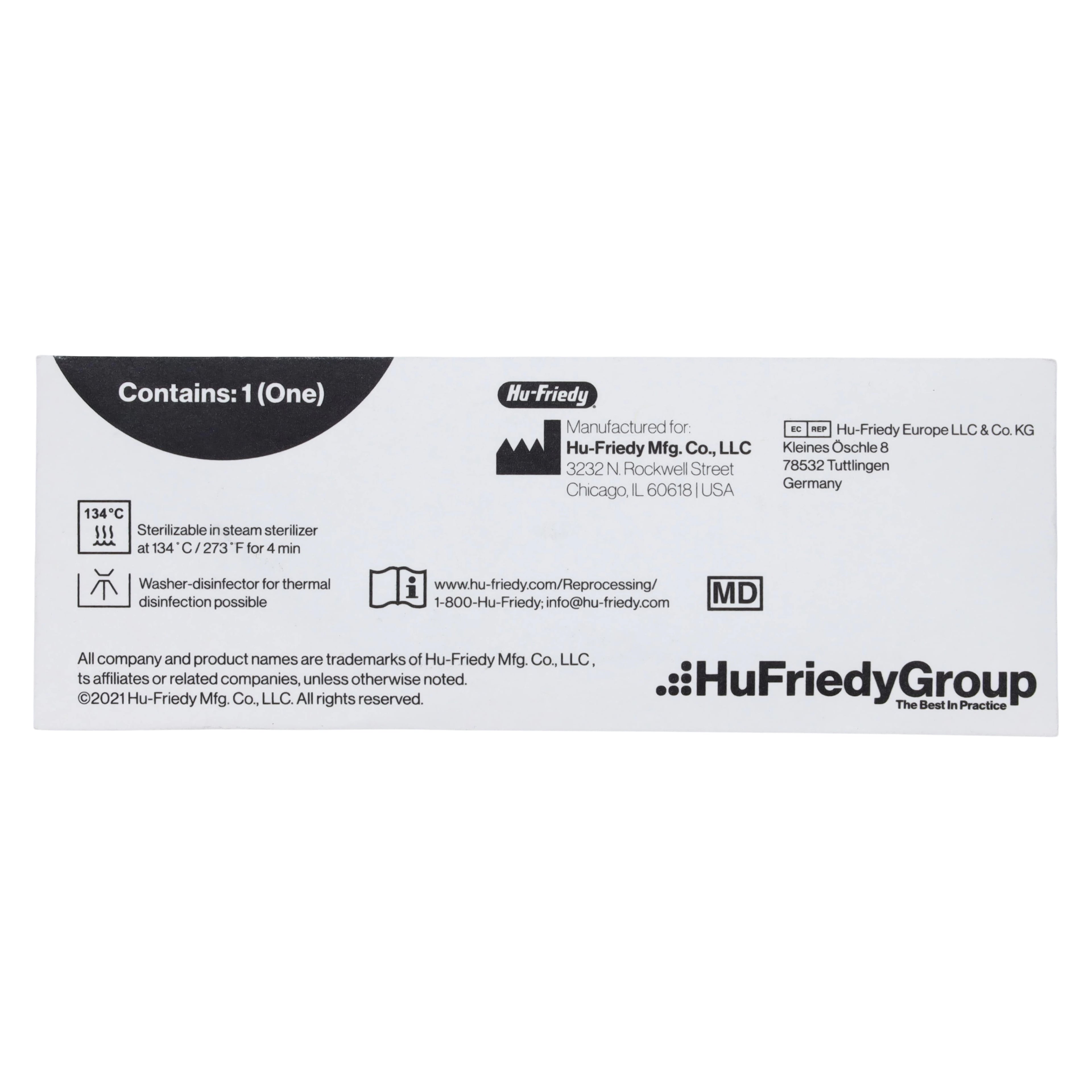 Hu-Friedy #4 Coupland Aspirator Tip, 3.0 mm, Stainless Steel, ASPCT4