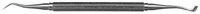 Hu-Friedy Zingheim Periosteal Elevator #3, Double-Ended, Stainless Steel, #522 Hexagon Handle, IPZ3