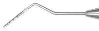 Hu-Friedy Goldman-Fox Single-End Periodontal Probe, Flat, 1-2-3-5-7-8-9-10 Markings, #30 Round Handle