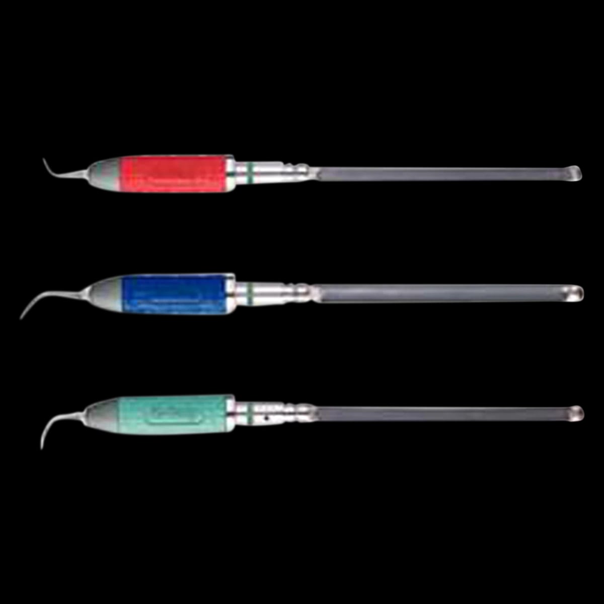 Hu-Friedy After Five Swivel Direct Flow Ultrasonic Inserts, 30 kHz, Assorted (Straight/Left/Right), 3/Pk, UI30SDSET