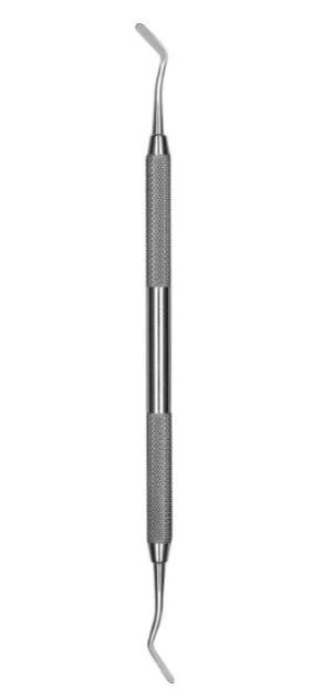 Hu-Friedy Plastic Filling Instrument, Double-Ended, Size 11, #6 Satin Steel Handle
