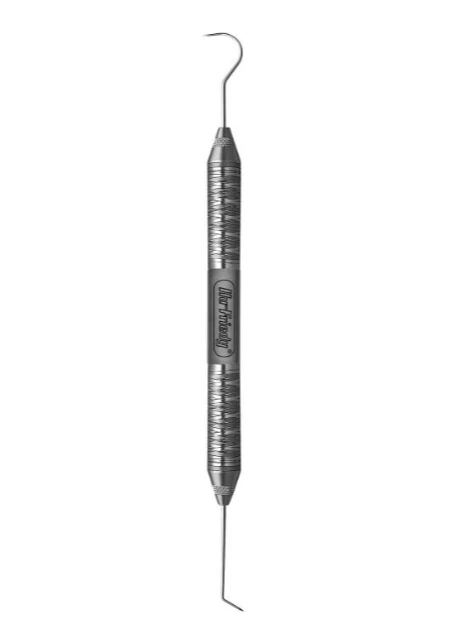 Hu-Friedy Explorer Double-Ended 23/6, #6 Satin Steel Handle, 1/Pk, EX23/66