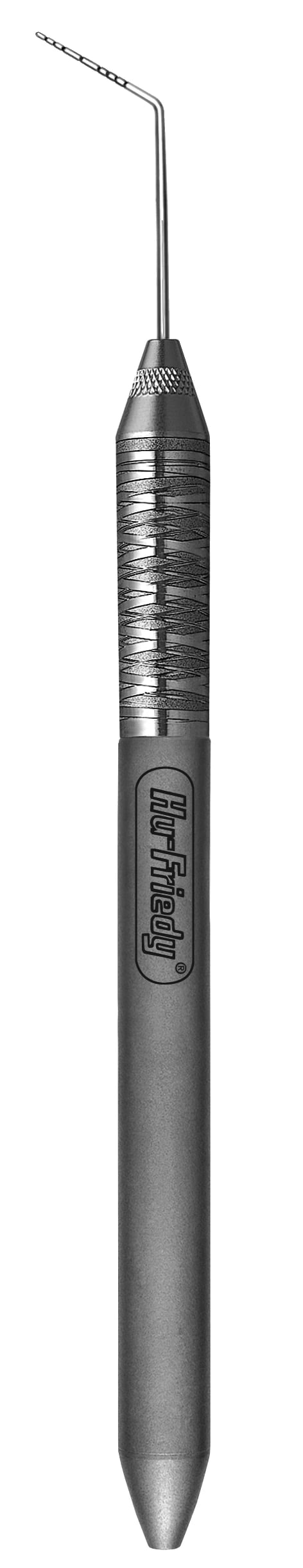 Hu-Friedy Merritt B Single-End Periodontal Probe, #6 Satin Steel Handle, 1-2-3-5-7-8-9-10 Markings, 651931