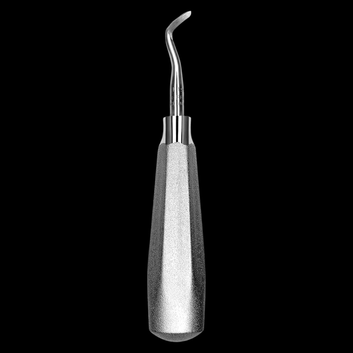 Hu-Friedy #190 Woodward Surgical Elevator, 3.0 mm Tip, #510 Large Tapered Hexagon Handle, Single End, Stainless Steel, 1/Pk, E190