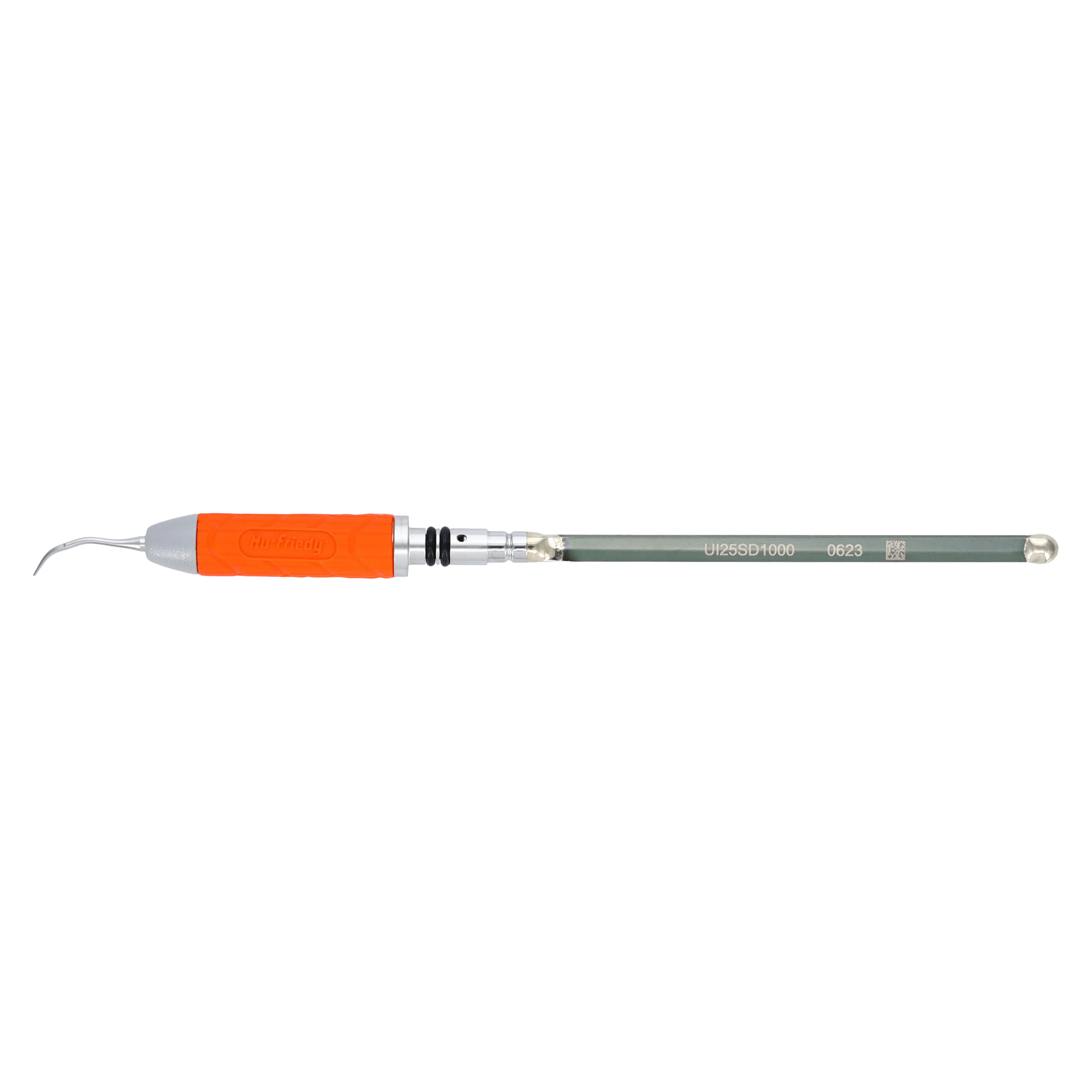 Hu-Friedy Swivel Direct Flow Ultrasonic Insert #1000 Triple Bend, 25 kHz, Orange, UI25SD1000
