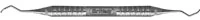 Hu-Friedy Goldman-Fox Curette GF-3, Double End, #6 Satin Steel Handle, 1 Each