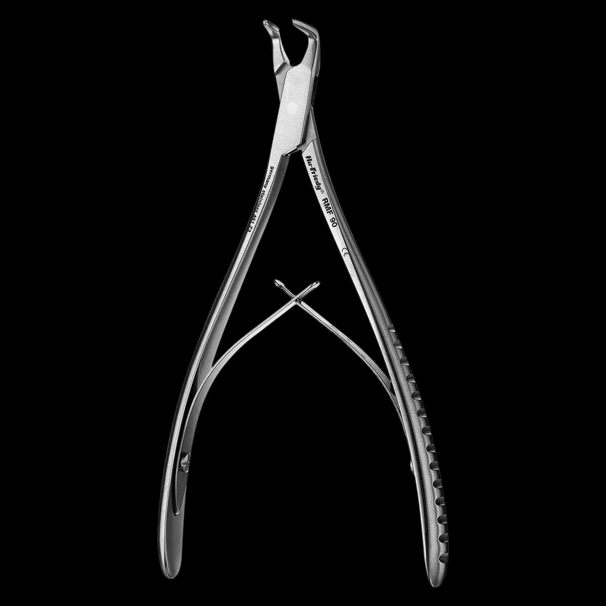 Hu-Friedy Mini Friedman Rongeur, 90° Angled, 5.75" (5-3/4"), Small Beak, Stainless Steel, 1 Each
