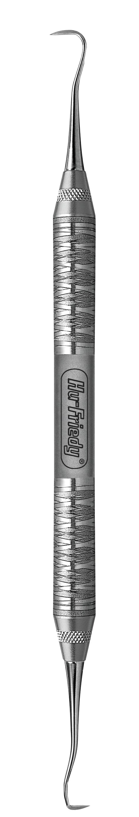 Hu-Friedy Dull H5/33 Double-Ended Scaler, #6 Satin Steel Handle, 678-910
