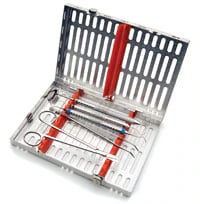 Hu-Friedy IMS Signature Series Collection Suture Removal Standard Set-Up, Orange, 10-Instrument Cassette, IMSUTURE