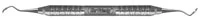 Hu-Friedy T2/T3 Taylor Double-End Sickle Scaler, #6 Satin Steel Handle, ST2/36