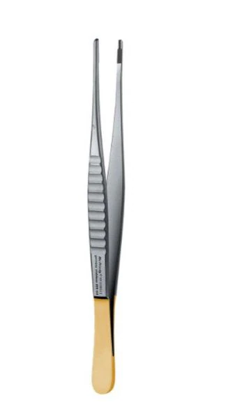 Hu-Friedy DeBakey Perma Sharp Tissue Pliers, 7.5" (19 cm), Tungsten Carbide, 277606