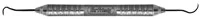 Hu-Friedy 3CH Double-Ended Cowhorn Explorer, XTS Smooth Satin Steel #6 Handle, EXD3CHXTS