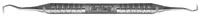 Hu-Friedy Jacquette Sickle Scaler, 30/33, Double-Ended, #6 Satin Steel Handle, SJ30/336