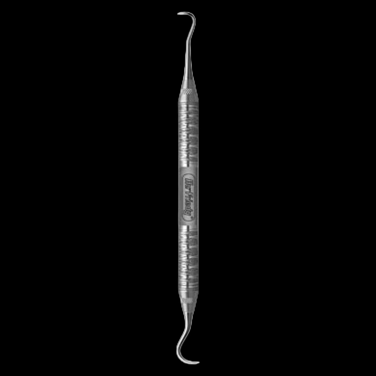 Hu-Friedy Sickle Scaler 2 Gilette/Younger-Good 15, Double-Ended, #6 Satin Steel Handle, SGIL2/Y156