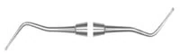 Hu-Friedy Endo Excavator 31L Double-Ended, #41 Round Handle, 1 mm Tip, Stainless Steel, EXC31L