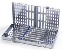 Hu-Friedy IMS Signature Series Space Saver Seven Cassette, 7 Instrument Capacity, 4.5" x 8" x 1", Yellow, IMSS75
