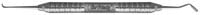Hu-Friedy Nash/Taylor Laminate Veneer Placement Stabilizer, Curved, Double End, #6 Satin Steel, VENSTAB
