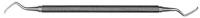 Hu-Friedy 8K/9K Kirkland Double-End Periodontal Surgical Curette, #2 Octagonal Handle, SK8/9