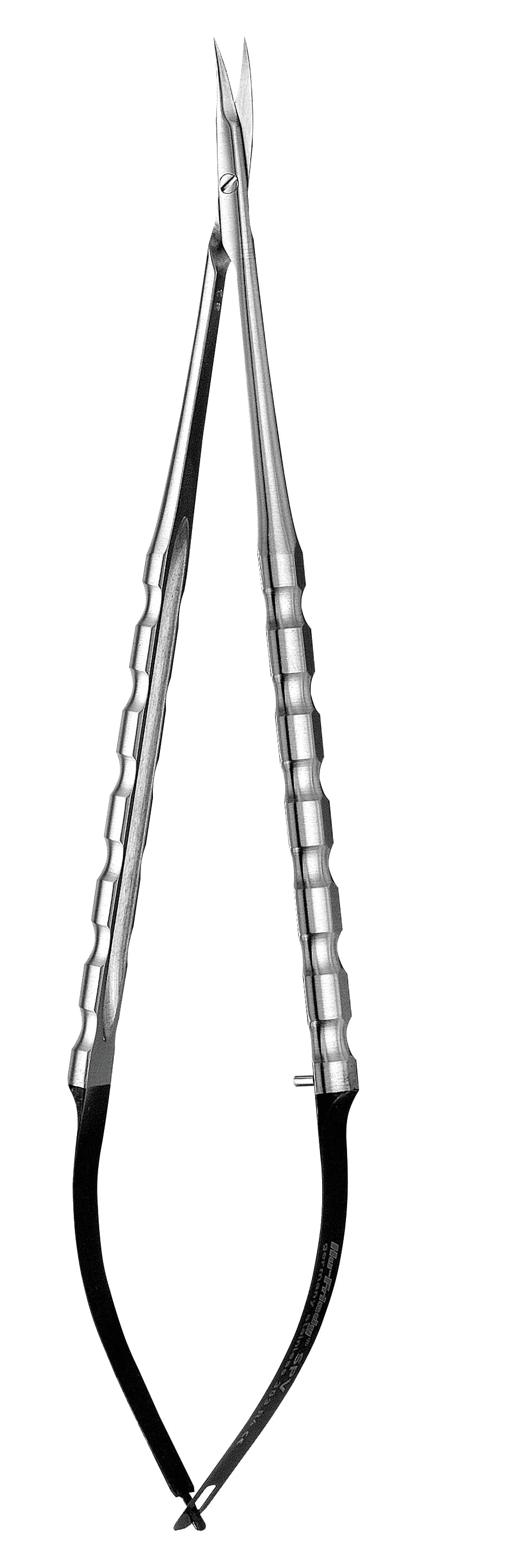 Hu-Friedy Castroviejo Curved Microsurgical Scissors, 7" (18cm), Stainless Steel, SPV