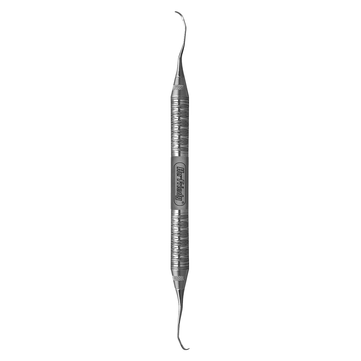 Hu-Friedy Langer Curette 1/2, Double-Ended, #6 Satin Steel Handle, SL1/26
