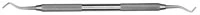 Hu-Friedy #17/18 Double-End Hatchet, 10-6-14, #6 Satin Steel Handle, CP17/186