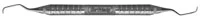 Hu-Friedy Langer Curette 5/6, Double-Ended, #6 Satin Steel Handle, SL5/66