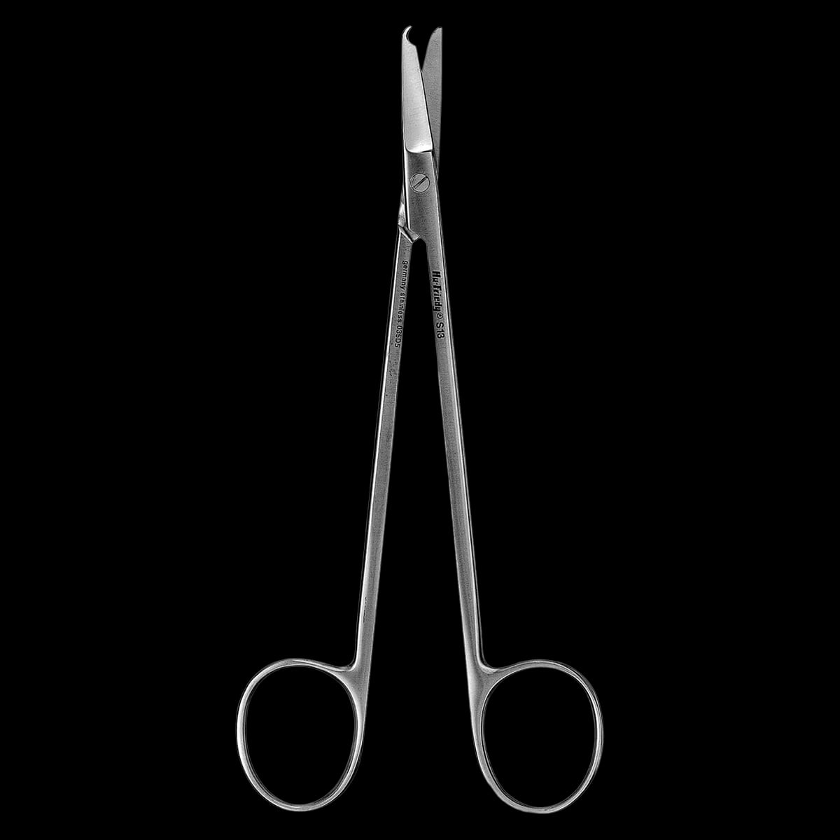 Hu-Friedy S13 Suture Scissors, Standard Series, #13, 6" (15 cm), Stainless Steel, 1/Pk
