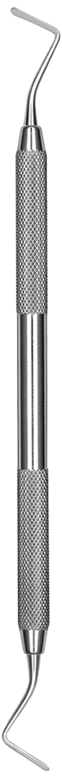 Hu-Friedy #113 Gingival Cord Packer, Serrated, Double-End, #6 Satin Steel Handle, 1/Pk, GCP1136
