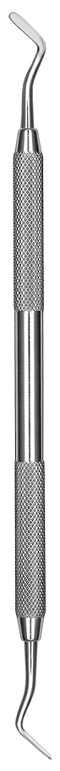 Hu-Friedy Plastic Filling Instrument, #4 Felt Tufts University, Double-Ended, #41 Round Handle, Stainless Steel