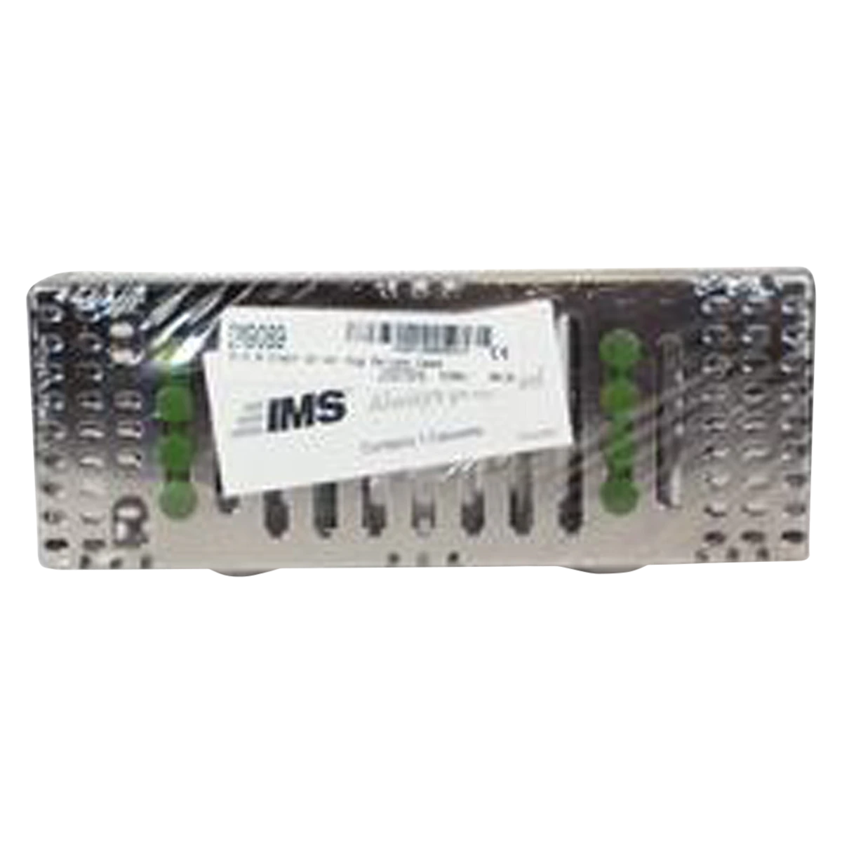 Hu-Friedy IMS Signature Series Double-Decker Cassette, 8-Instrument Capacity, Green, 3" x 8" x 1.5", IM9089