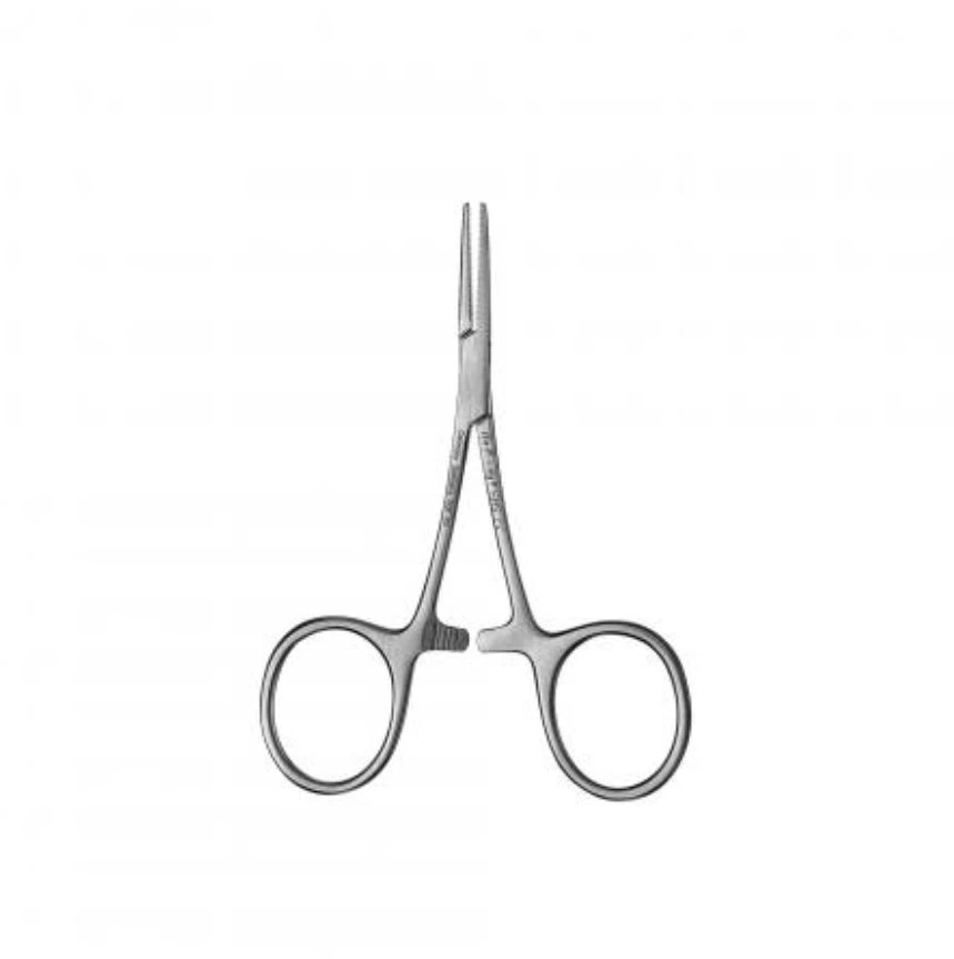 Hu-Friedy Hartmann Hemostat, Straight, 4" (4 in), Stainless Steel, HHS