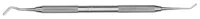 Hu-Friedy Composite Instrument #1 Goldstein Flexi-Thin Double End, #6 Satin Steel Handle, CIGFT16