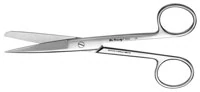 Hu-Friedy 22 Straight/Blunt General Surgical Scissors, 14.5cm (5.75"), 1/Pk