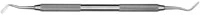 Hu-Friedy G Double-Ended Plastic Filling Instrument, #41 Round Handle, Stainless Steel, 551104